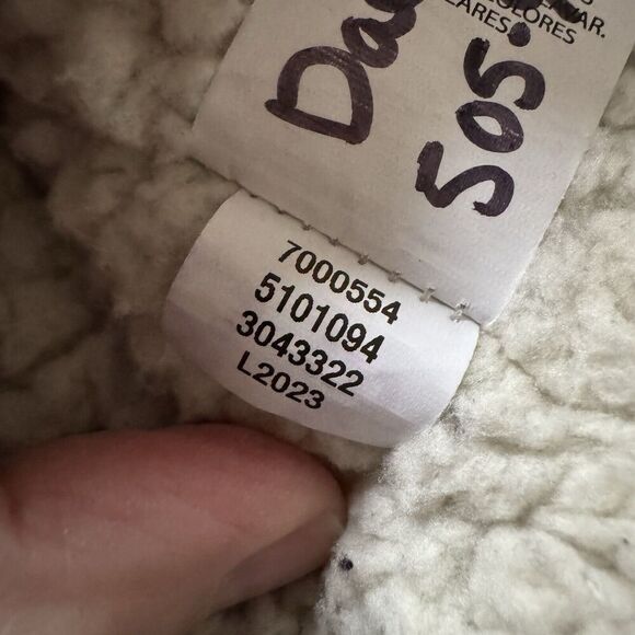 Children’s Place Boys Plaid Sherpa Lined Jacket Shacket Long Sleeve XS/TP 4 - Picture 6 of 6